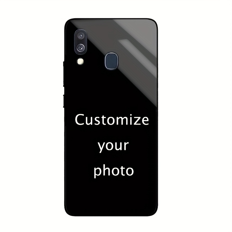 TEMU Phone Case - Customized Phone Case For Galaxy A90/5g/a70/a60/a50/a41/a40/a31, Diy Couple Parent- Selfie Photo Pattern Shell, Plexiglass