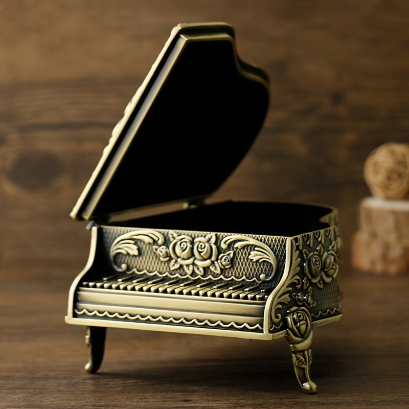 

Vintage -inspired Metal Jewelry Box With - Perfect Gift For Christmas, Birthdays & Valentine's Day