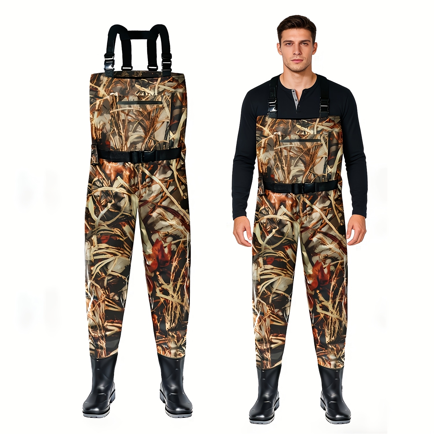 Lightweigh Men's Breathable Waders | Waterproof Duck Wader With Insulated Boots