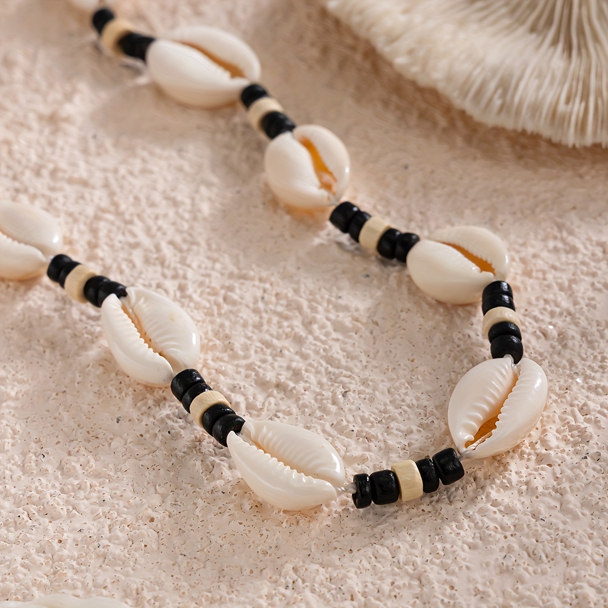 Adjustable Ocean Style Men's Shell Necklace