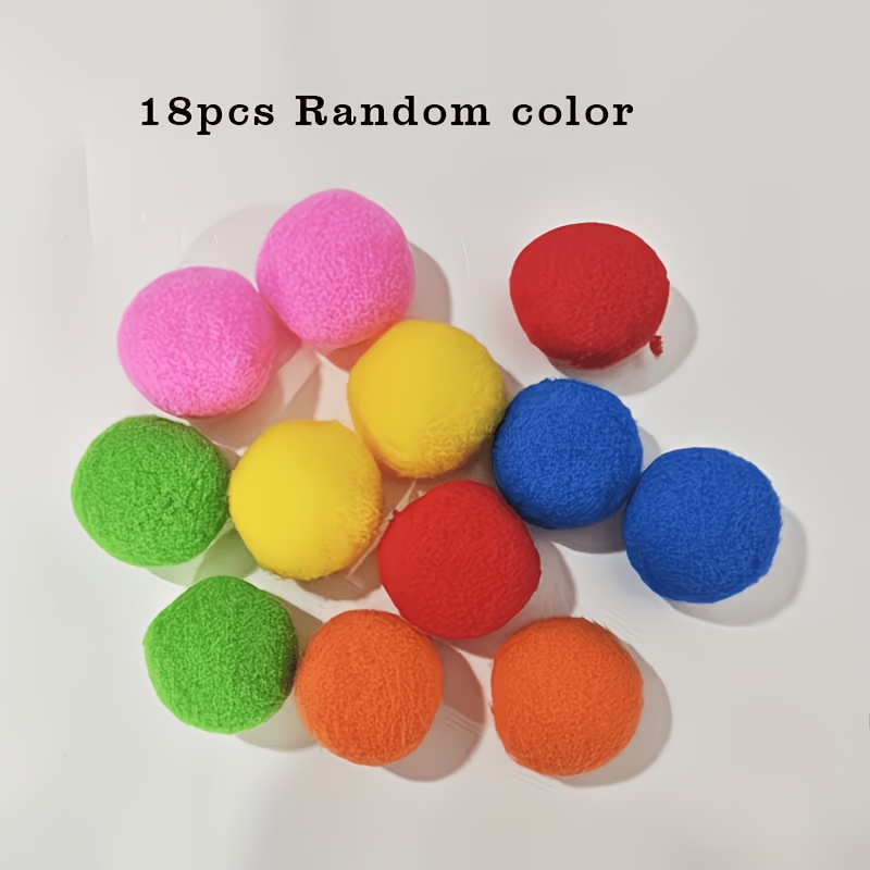 Fei 18pcs Reusable Water Balloons, Balls For Pool Parties, Backyard Play, Gift For Kids, In The Summer Toys Ball For Pool And Backyard Fun Random Color