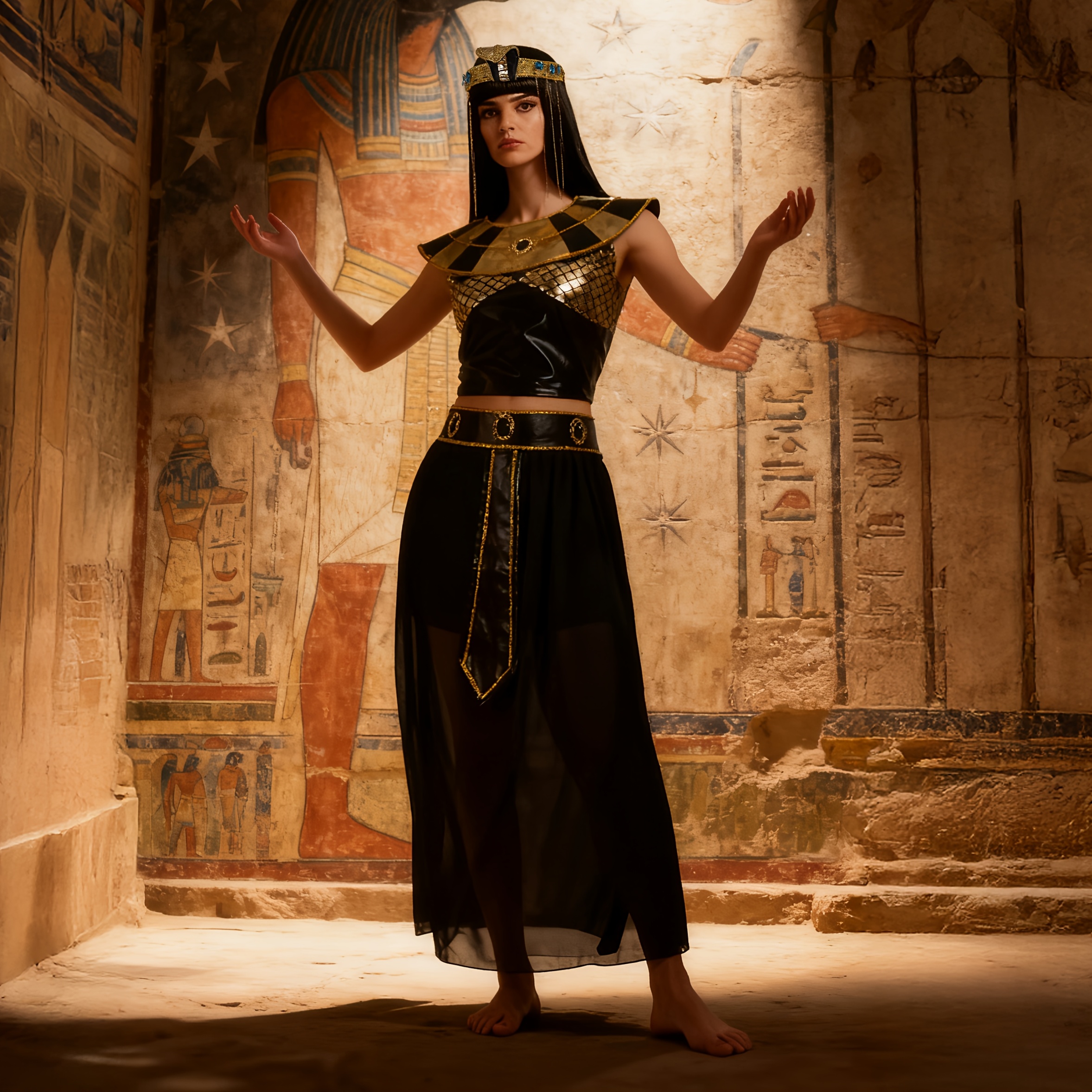 slim fit dress slacks Kitty of de Nile Costume main image 0
