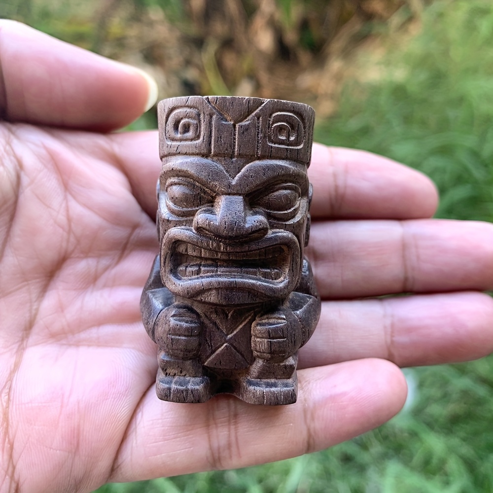 1.9-inch Handcrafted Wooden Statue, Suitable For Christmas Decorations, Living Room, Gifts For Men, Home Decor, Party Decorations, Fireplace, Tabletop Ornaments, And New Year Gifts