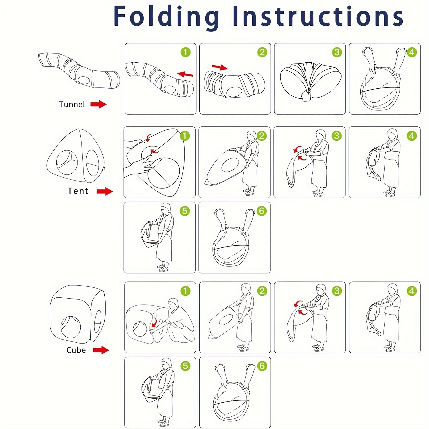 Alles-in-één Kattentunnel & Tunnelsysteem met Opklapbare Tent, Inklapbare Buis, Interactieve Speelbal & Bel - Stevige Kattentunnel met Ingang/Uitgang, Ruimtebesparend Binnenhuis voor Kittens, Puppy's, Konijnen - Eenvoudig Opzetten & Stevig Frame, Meerdere Kleuropties Beschikbaar (Zwart/Blauw/Wit) 