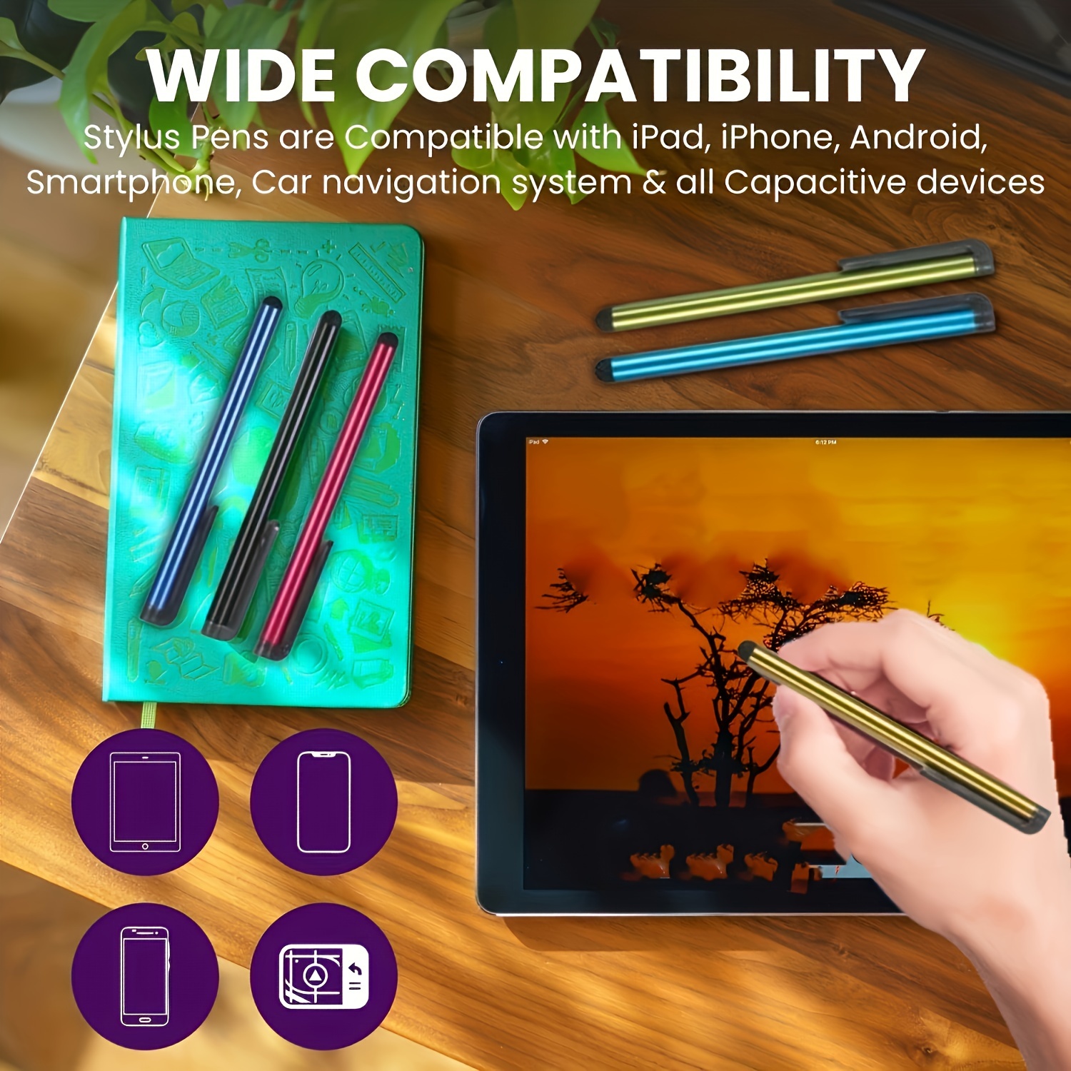 

[ ] Capacitive Pen Handwriting Pen Touch Pen Touch Pen Suitable For Phones, Tablets, Ipads