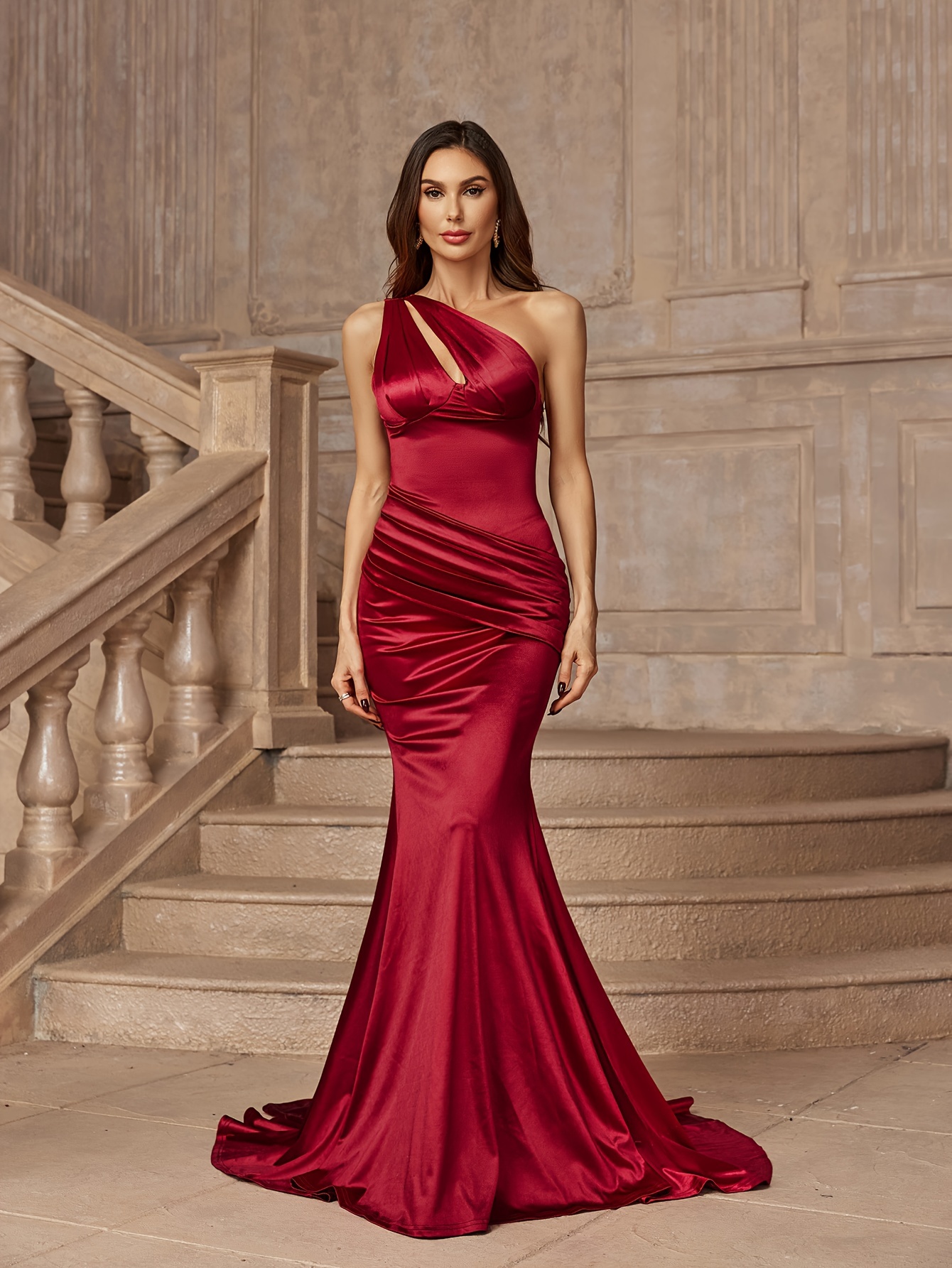 vestido solo elegante vestido largo noche Temu Morocco