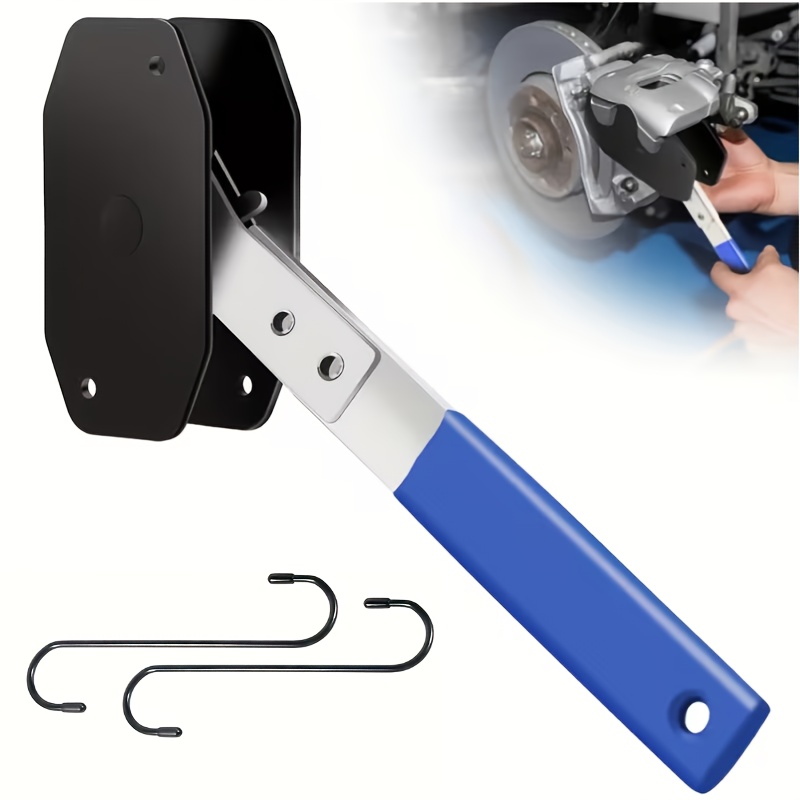 E-shop 4-in-1 Bremssattelspreizer & Kolbenkompressionswerkzeug – Schnellspannschlüssel für die Autowartung, Ratschenspreizer für Scheibenbremsen