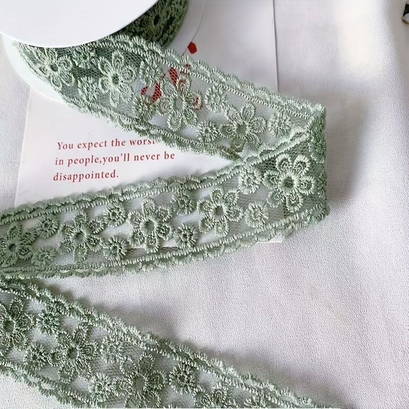 Image of 1 Yard Printed Openwork Knit Lace Diy Bow Hair Accessory Trim 2.7cm Clothing Accessory