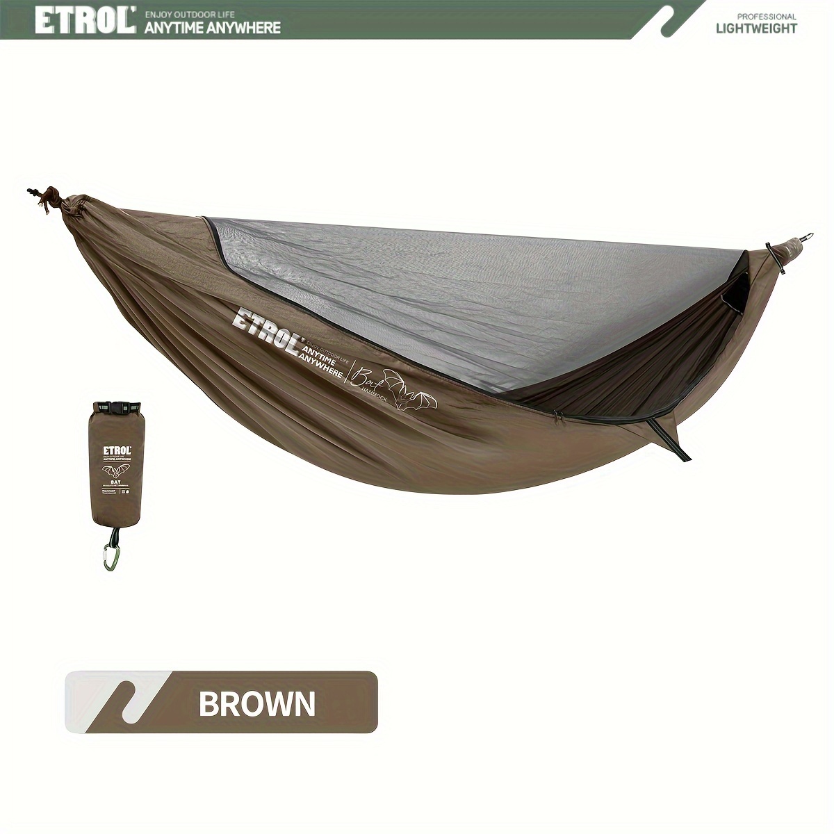 1 2 Personas Al Aire Libre Mosquitera Paracaídas Hamaca Camping Colgando  Cama Para Dormir Columpio Silla Doble Portátil Hamac Army Green SH190924 De  28,92 €