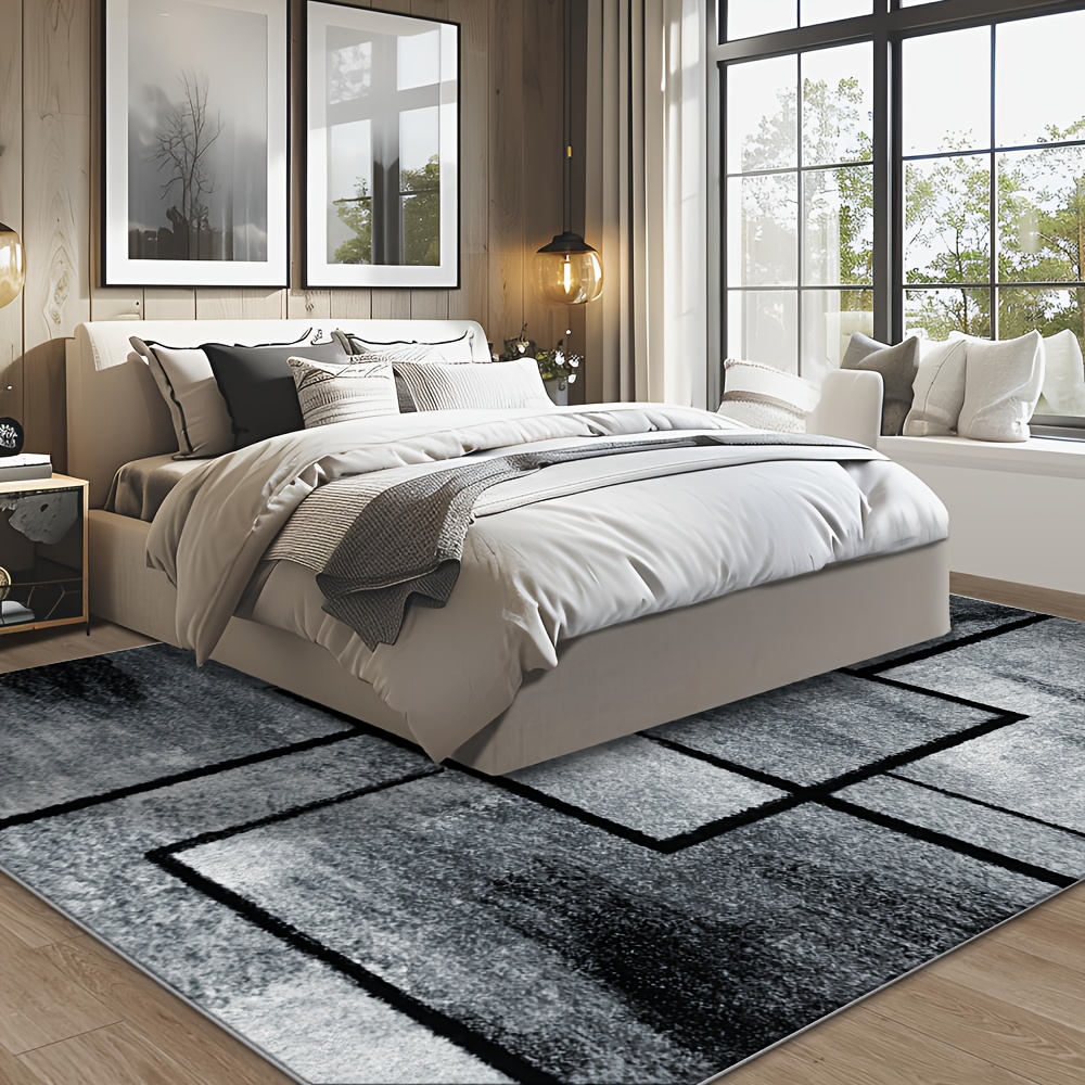 Temu – TEMU Washable Rugs Ultra Thin Rugs For Living Room, Non Slip Backing 0.25″ Low Pile Rugs For Bedroom, Foldable Machine Washable Area Rug