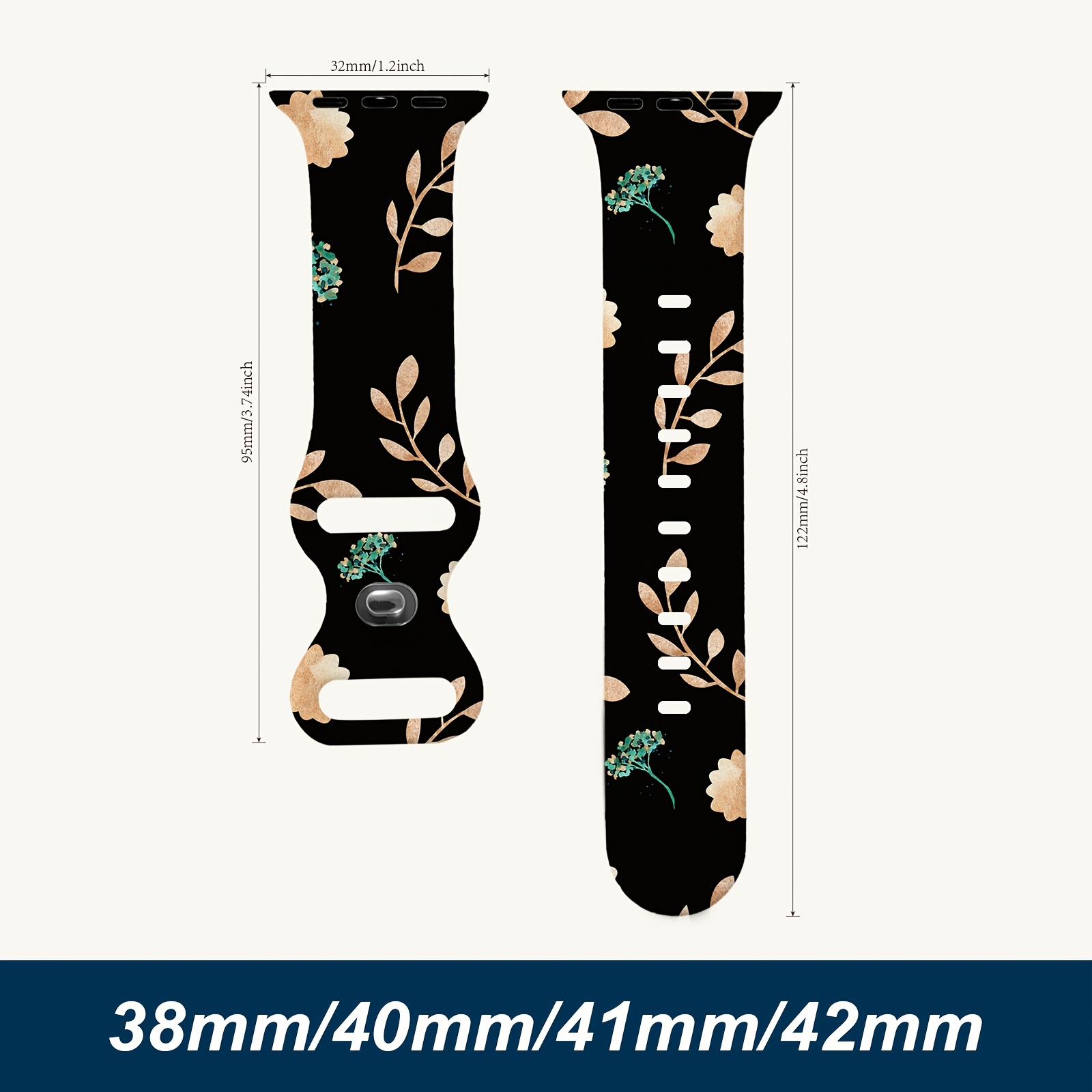 E-shop Passend für Apple Watch Armband, /5/6/7/8/9/10, SE1/2, Ultra1/2/3. Reißfestes Material, sicherer Sitz, bequem weich, kratzfest,