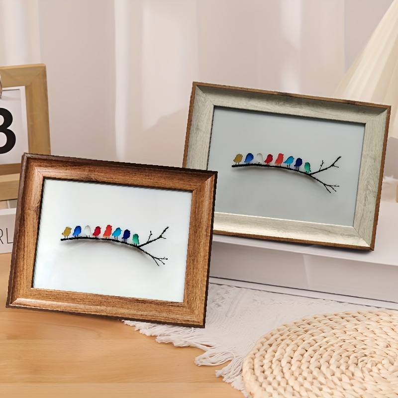 

1pc2d Flat Acrylic With Photo Frame, Desktop Decoration For Living Room, Bedroom Or Bookshelf, Perfect Gift For Halloween, Christmas