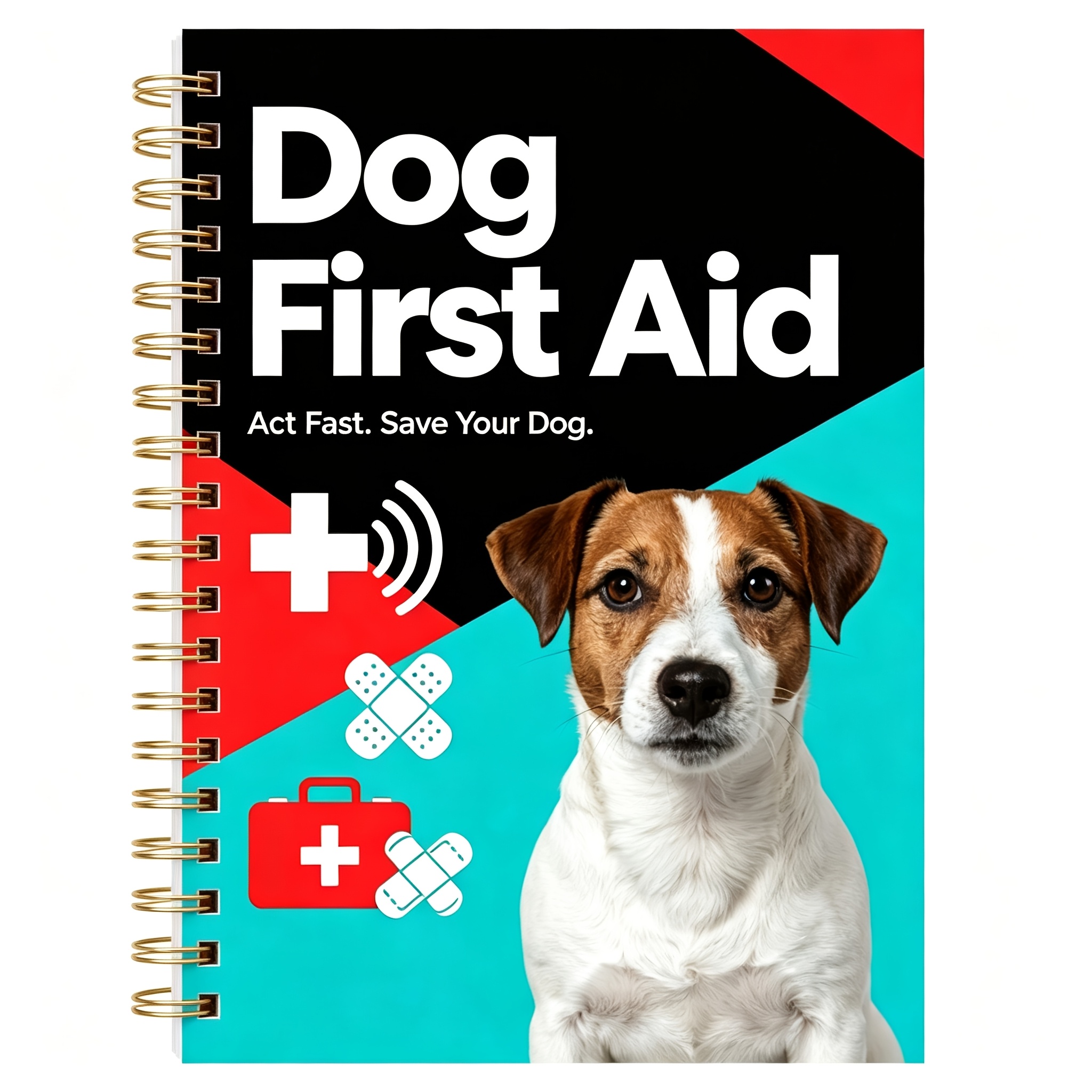 TEMU Carnet à spirale sur les connaissances de pour animaux de compagnie, 1 pièce | Guide de santé pour chien | des symptômes et des maladies |