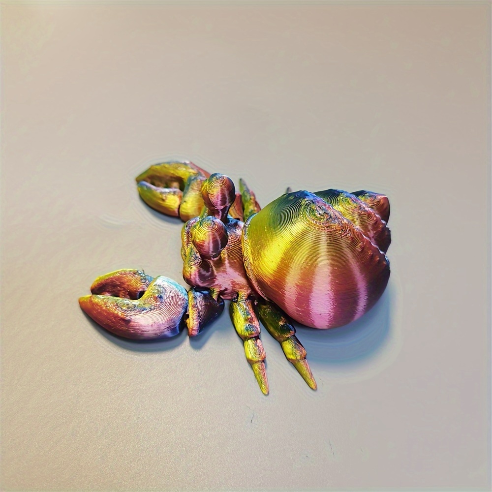 3d Printed Articulating Hermit Crab Models Flexible Joints - Temu