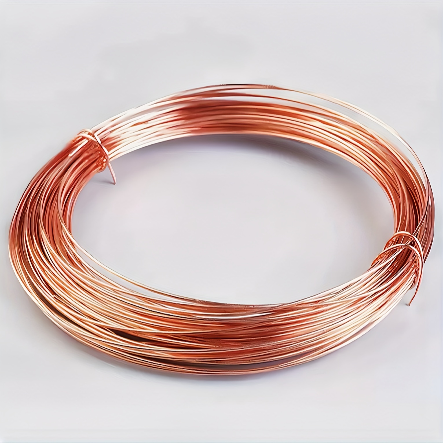 

10m Length Copper Wire, 0.3mm Thickness, Flexible & Durable For Diy Jewelry Making, Crafts, With Easy Cutting Design