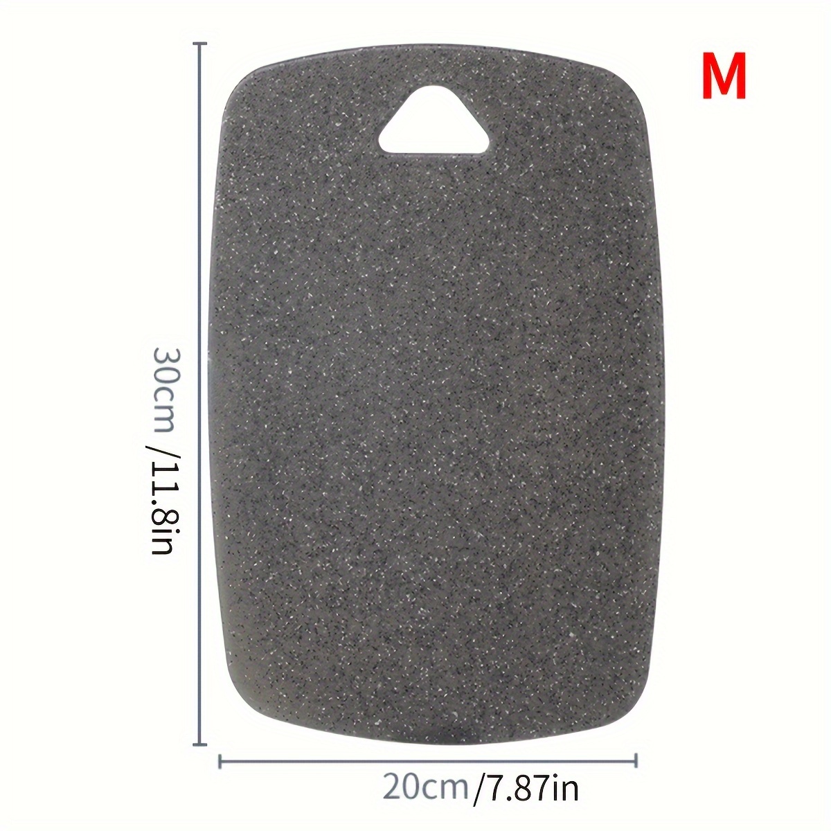 1pc Marble Pattern Dual-sided Plastic Cutting Board - Food-safe, Ideal For Fruits, Vegetables & Meal Prep, With Handle & Hanging Hole, Organizer