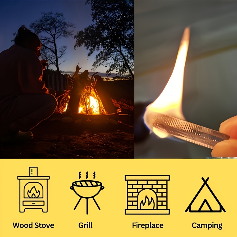 100pcs Fire Starter Kit for Camping & Emergencies