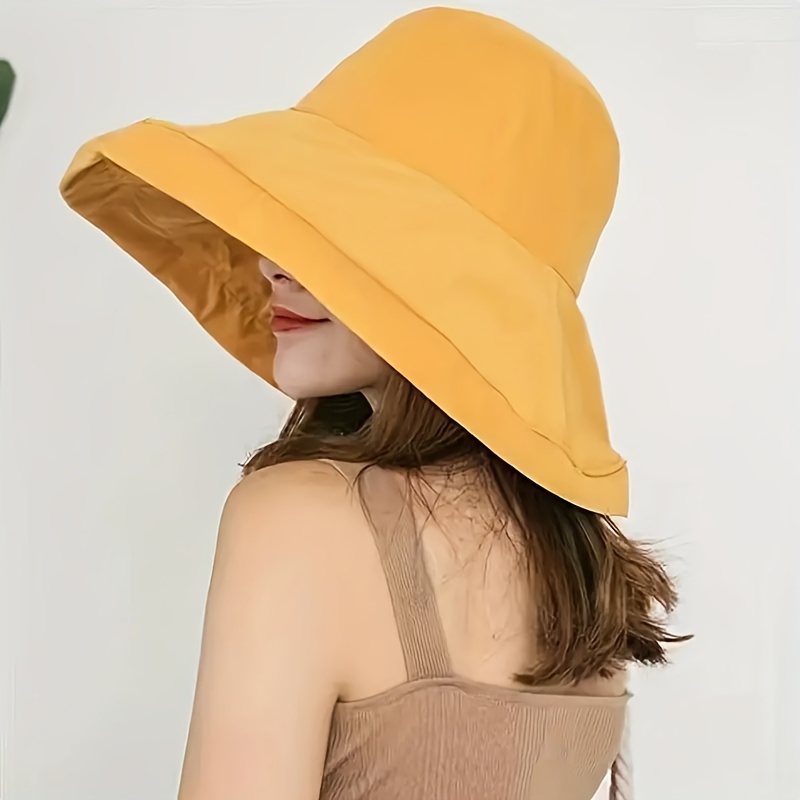 Women's Wide Brim Sun Protection Straw Hat - Foldable & Stylish Beach Hat  with UPF 50+ UV Protection