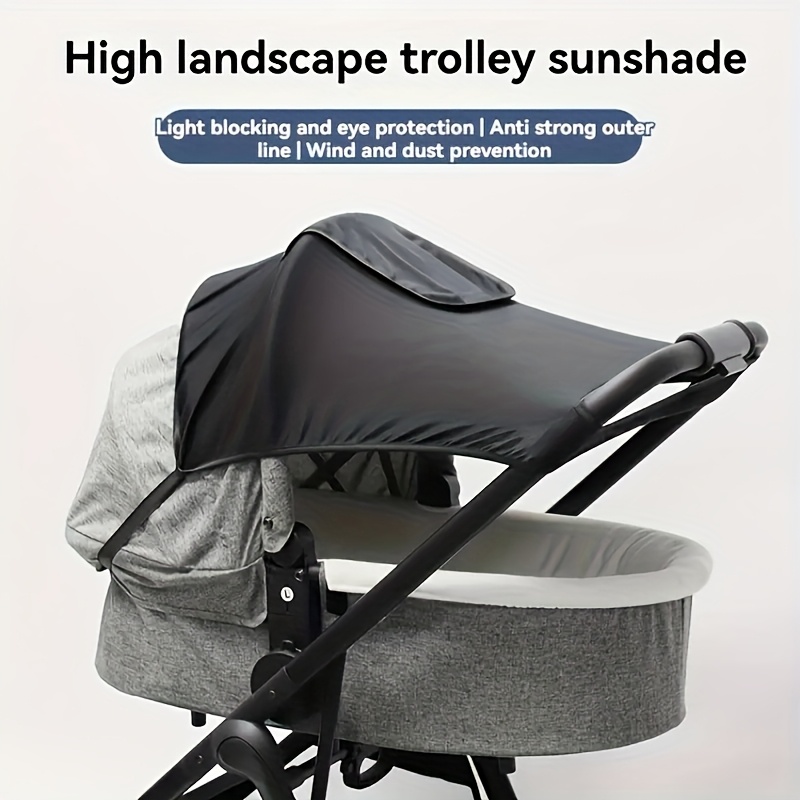 Baby Kinderwagen Schirmdach - * Schutz, Verstellbarer Sonnenschutz,  Elastisches Polyestermaterial, Einfache Installation * fr Reisen im  Freien, Kinderwagen Zubehr | Mesh Sichtschutz | Sicherer Halt ...