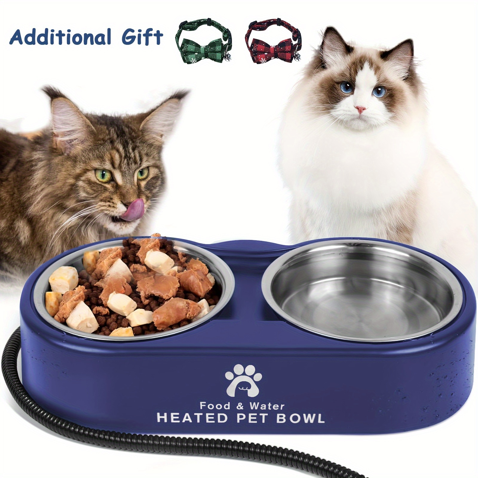 

Dog Feeder Bowl 2 Christmas Dog , Bowl - , , -slip, Cat Pet Hot Bowl, Insulated Pet Bowl That And Hot In , Steel Bowl