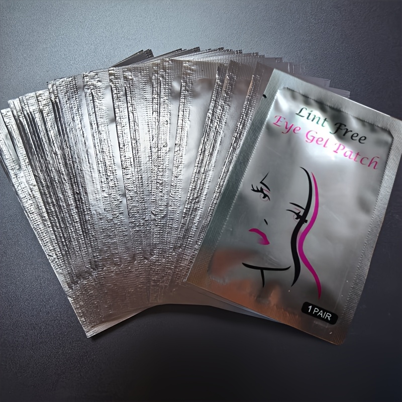 TEMU 50pcs Eyelash Extension Pads (1 Pack Of 2pcs Out Of 25 Packs) Premium Eye Pads | Durable Eyelash Pads, Eyelash Extension Patches, Eye Gel Pads