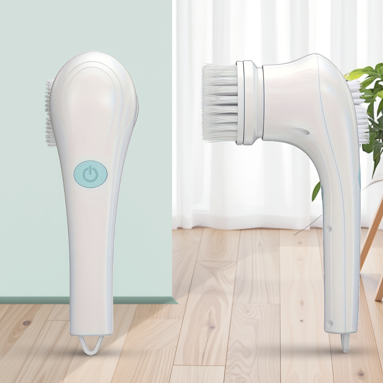 the dolphin mouth electric rotating cleaning brush has a replaceable head and is usb charged it   kitchens floors tiles stoves glass sinks and shoes a multi functional kitchen   quickly removes dirt Product details 5