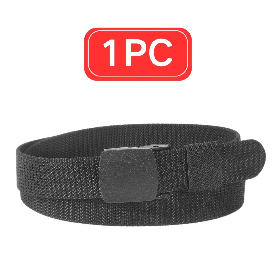 Image of 1pc Belt, Outdoor Quick-dry Durable Nylon Belt, Adjustable Student Belt, Suitable For Boys And Girls, For Outdoor Sports, Baseball, Etc