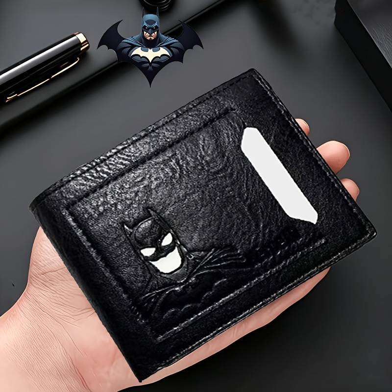 TEMU Warner . Batman Wallet, Symbol Of Mature Men. Business , Multi-card Slot Large Capacity Design, Can Hold Cash, Credit Cards, And Id. Fashionable