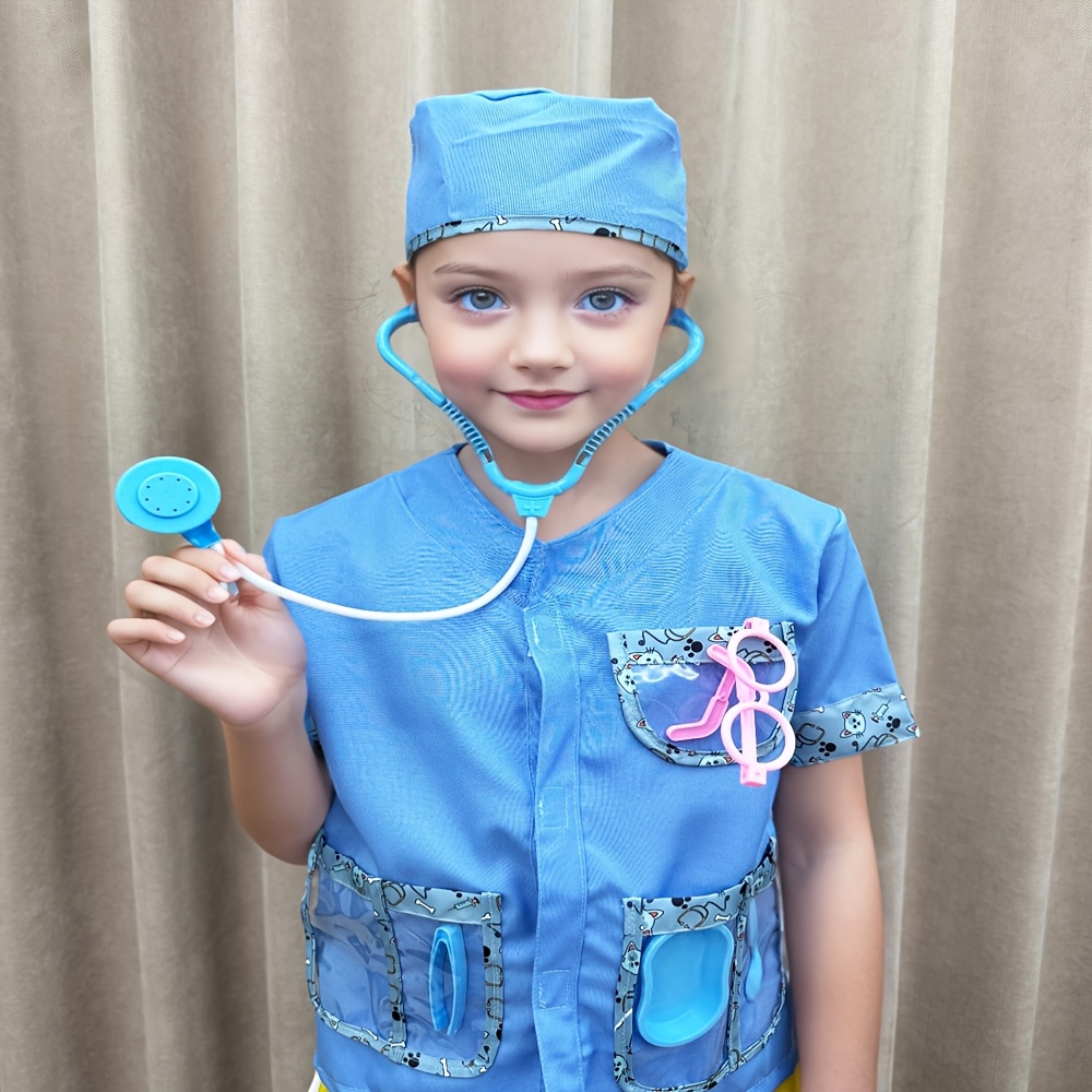 7pcs kids nurse costumes professional surgical scrubs Temu