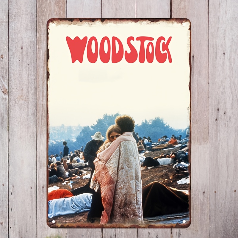 

Affiche Métallique Vintage du Festival Rock de Woodstock, Panneau en Aluminium pour , Garage, Bar, Café, Jardin, pour de - 7.8 x 11.8 pouces, Cadeau d'Anniversaire, 2D, pour la Décoration de Chambre