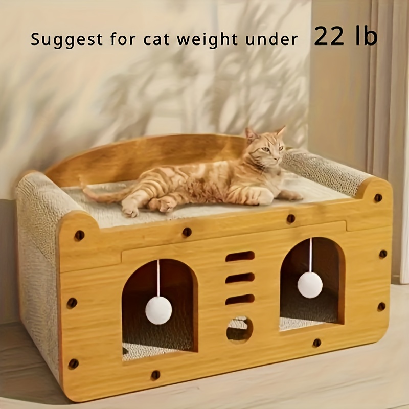 

- Cat , Cat House, -scratch & Shedding, Cat , 22 Lbs, - Cat Furniture & Accessories