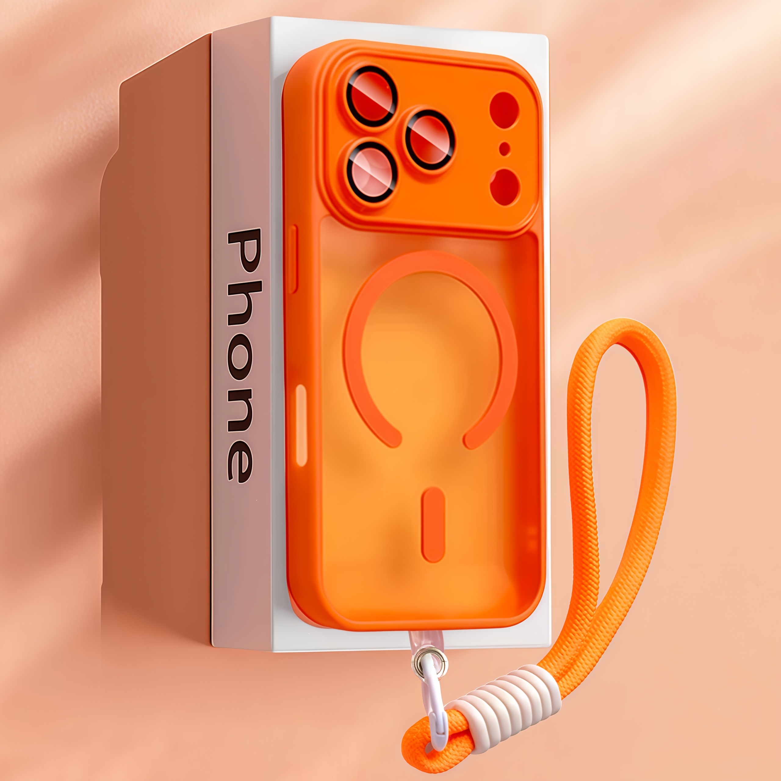 TEMU Phone Case - This Is A High-end Magnetic Phone Case Suitable For Iphone 17, 16, 15, 14, 13 Pro Max Camera Package With Built-in Lens Film And