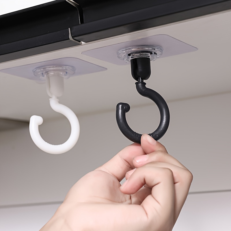 Ceiling Rotating Hook Ceiling Inverted Hook No Punching No - Temu