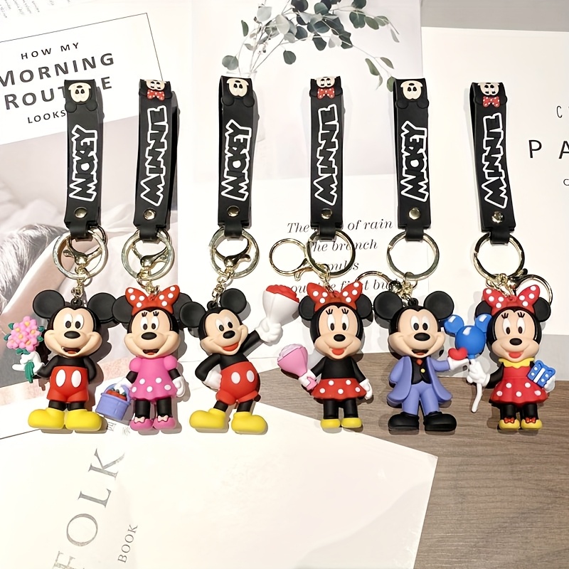 TEMU 6pcs Classic Doll Keychain Accessories Pvc Claw Machine Holiday Gift Ornaments High Quality Cute Couple Keychain Creative Pvc Car Keychain Pendant Gift Creative Novelty Backpack Pendant