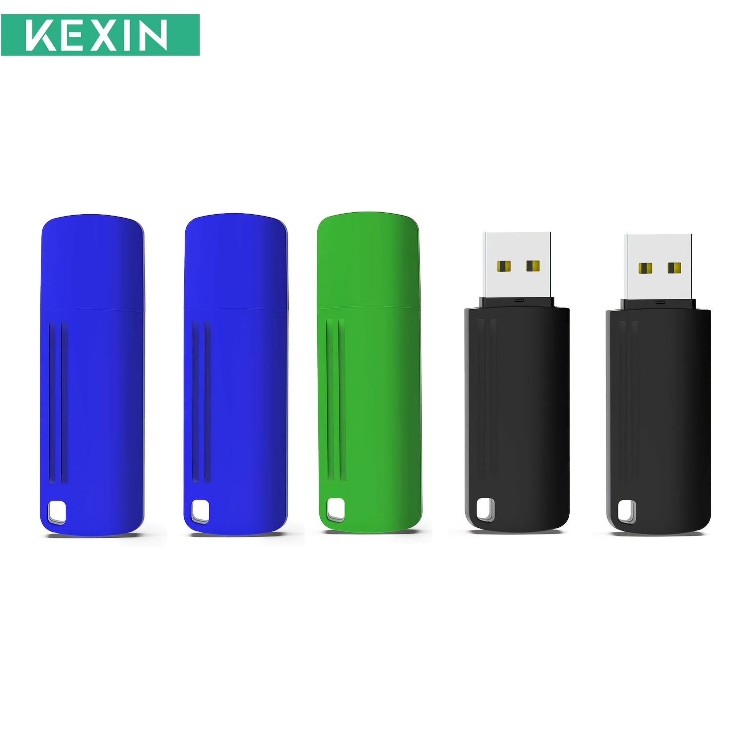 Image of Kexin 5pcs 16gb To 128gb Usb 2.0 Flash Drive Usb Stick 2.0 64gb Jump Drive Portable Pen Drive With Led Indicator For Pc Laptop Backup Storage Data