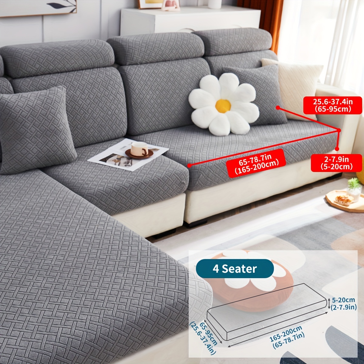 Elastische Sofa Armlehnenbezüge - Wasserdichte Schonbezüge In Braun