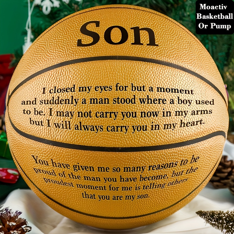 

Moactiv Basketball For Your Son, Or A Pump, Ideal Gift For As Birthdays, Anniversaries, Christmas, International Standard Size