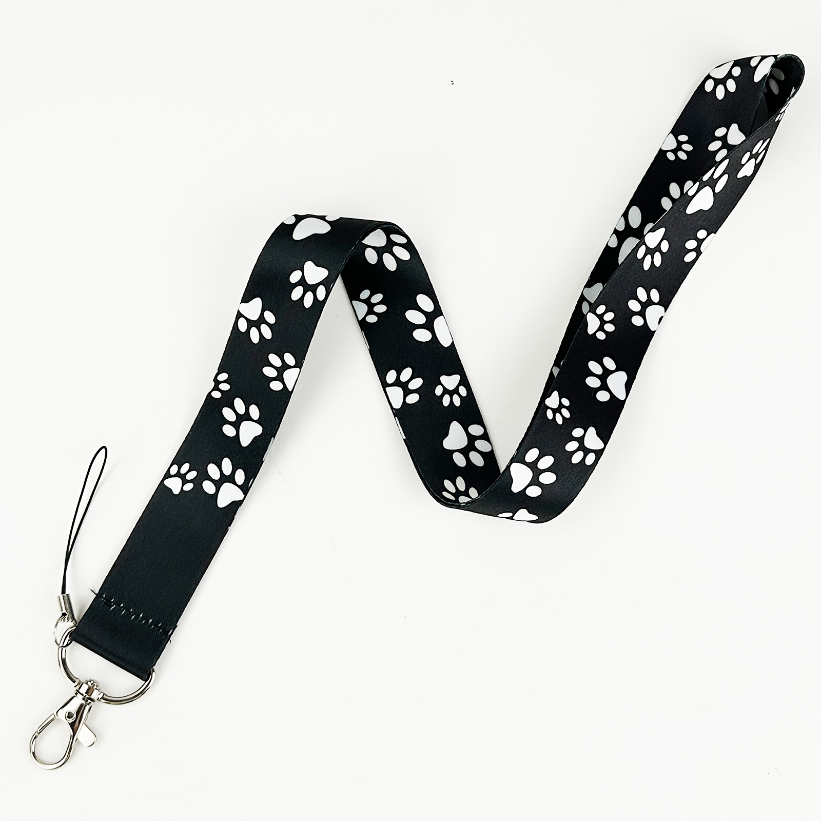 2d Dog Paw Print Lanyard For Keys, , Whistle, Cool Id Holder, Phone Necklace – Perfect Gift