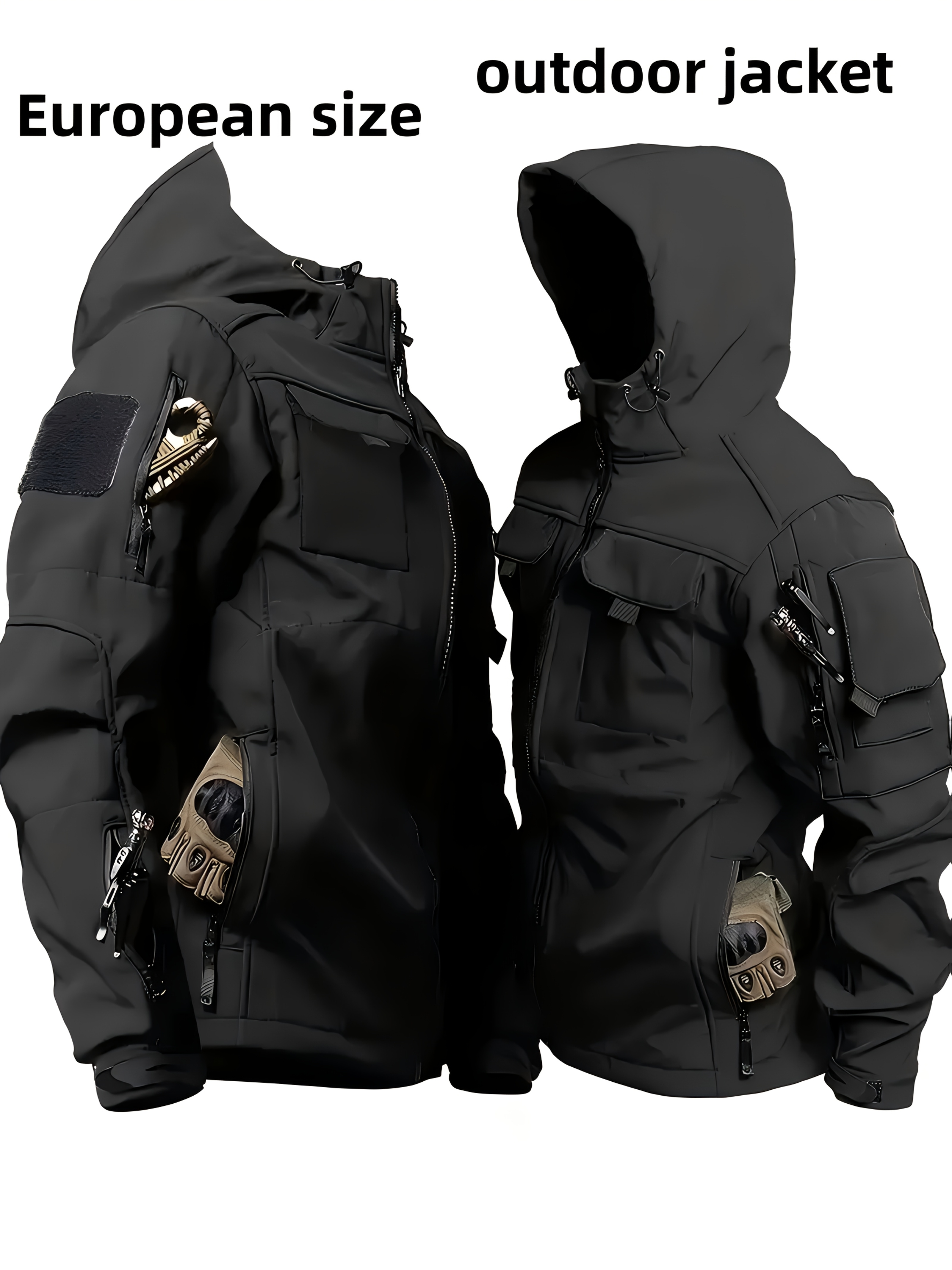 fishing jacket sold on Temu United States