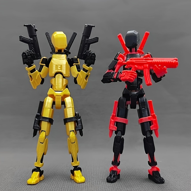 多数のアクセサリー付きt13 フィギュア 3dプリント多関節 13
