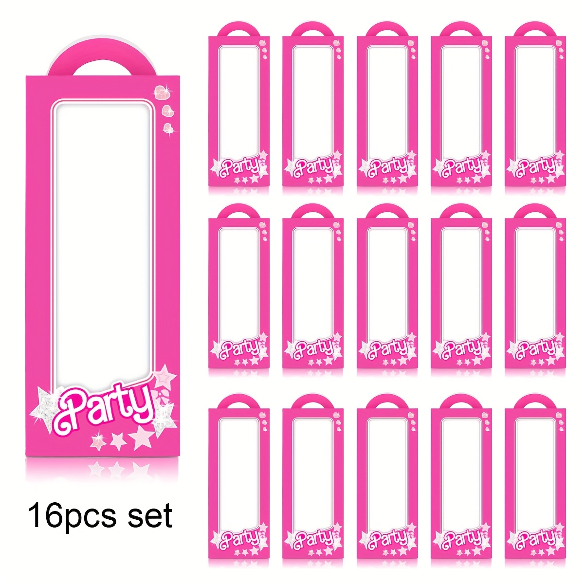 TEMU Regalo para Ella/Él, Set de 8/16 Cajas de Regalo Rosadas para , Accesorios en Cajas de Regalo Rosadas, Pueden Regalos de y Bolsas de Dulces,