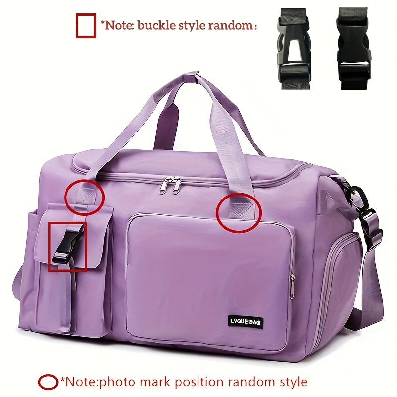 pink multifunctional gym bag wet/dry compartments shoe - Temu