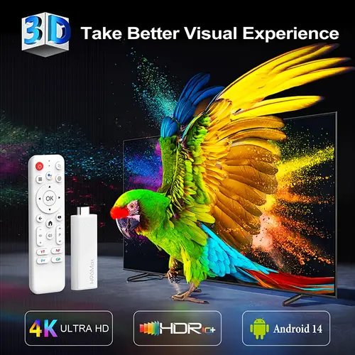 h96 h313 14 0 tv stick 4k wifi6 core cpu compact streaming player usb powered media player for