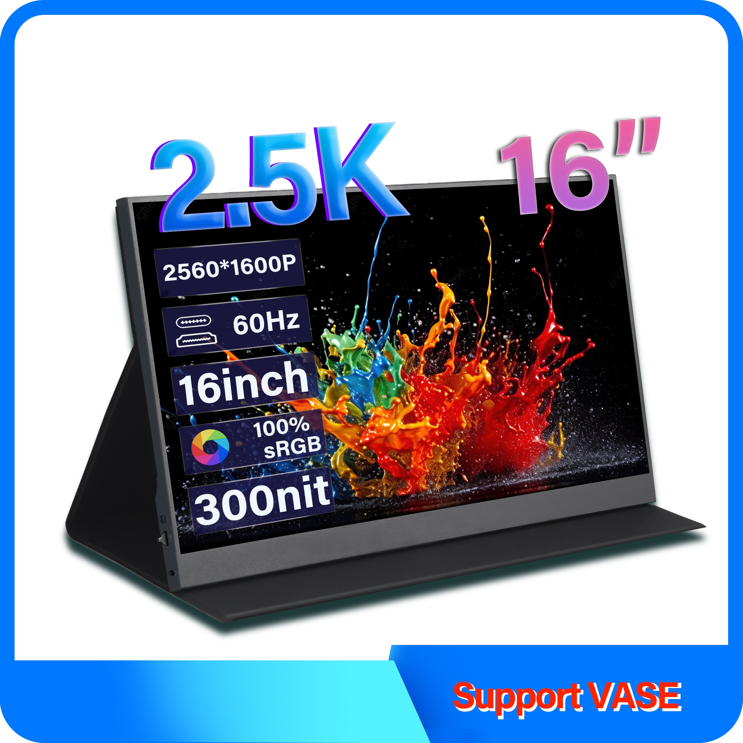144Hz モバイルモニター 15.6インチ FHD スピーカー内蔵 HDR