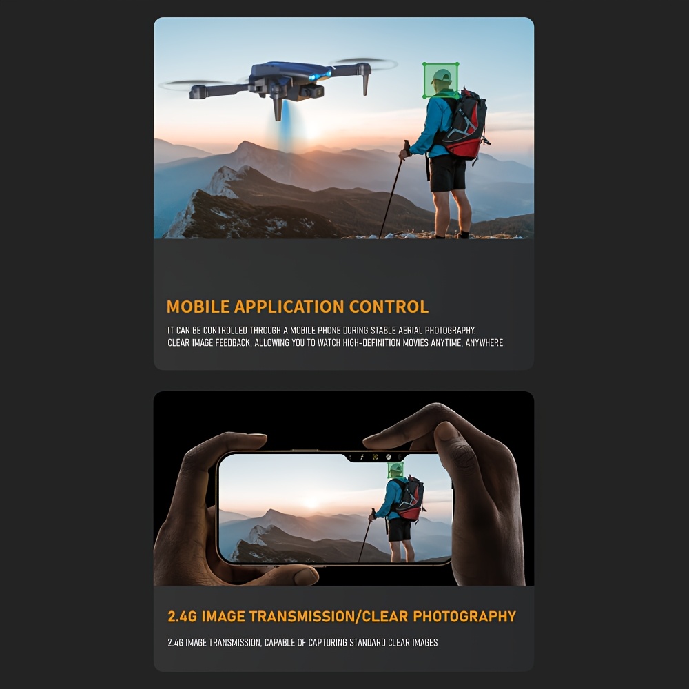 FACEGLE E99 Lekki Dron z Inteligentnym Hoverem, Zdalnie Sterowany, Podwójna Kamera, Quadcopter, Obsługa Wi-Fi, Bateria Litowa 500mAh, Niedrogi, dla Początkujących, Prezent na Boże Narodzenie, Halloween, Dron Dji, Dron z em do Ładowania, Mini Dron