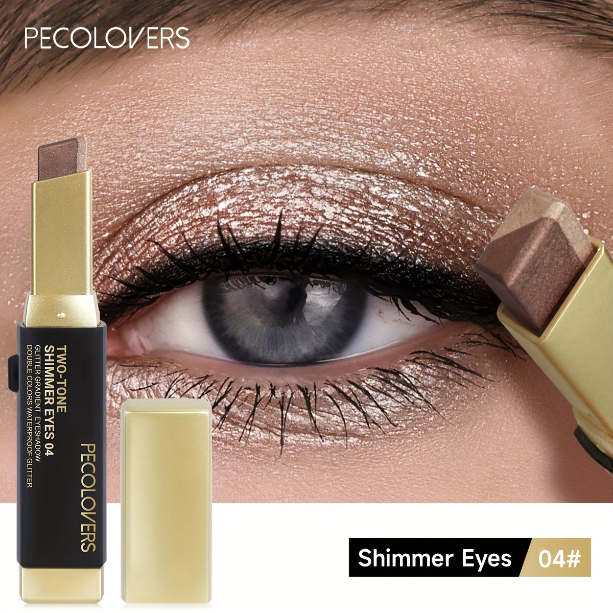 Two-color Eyeshadow Stick Matte Eyeshadow Durable Waterproof Long- Perfect Gift For Valentine's Day