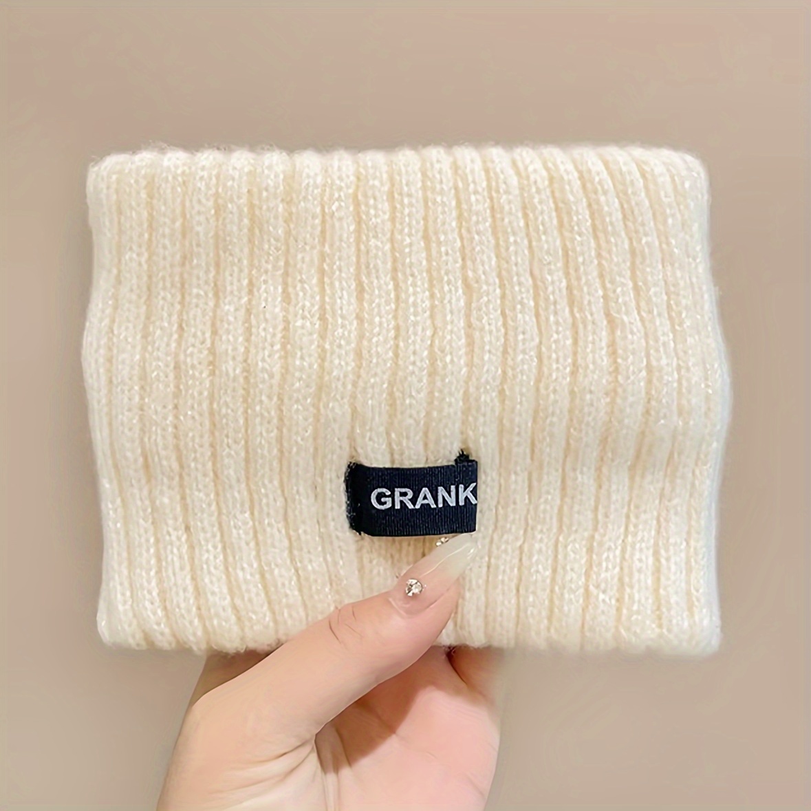 1pc Headband Knitted Women's New Forehead Protection Windproof Plush Wide Edge Headscarf Sports Fashion Headwear Headset Hair Hoop