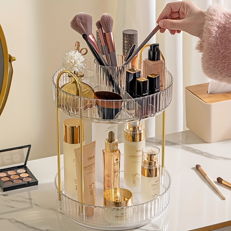 1 3 tier vanity organizer 360 degree rotation large