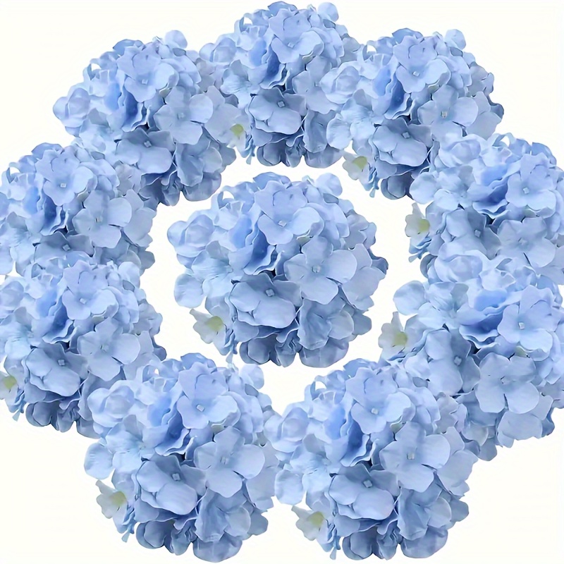 

20pcs Fabric Hydrangea Flowers With Stems - Weddings, Home Decor & - Indoor/outdoor Use, Options