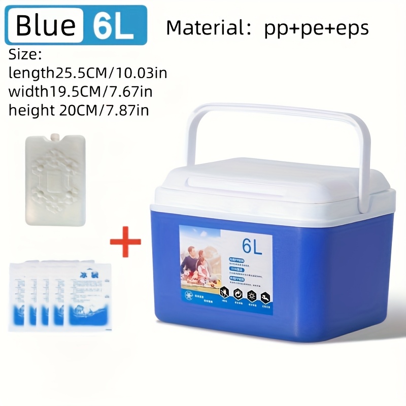 [Portable Ice Bucket] Portable Fresh-Keeping Refrigeration Ice Bucket | Commercial Outdoor Car Picnic